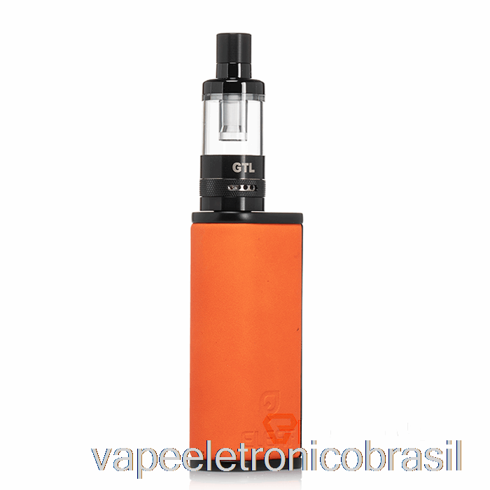 Vape Recarregável Eleaf Istick I40 Starter Kit Neon Laranja